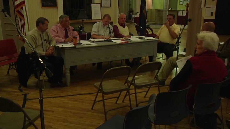 St. Johnsbury Select Board, 10/8/12