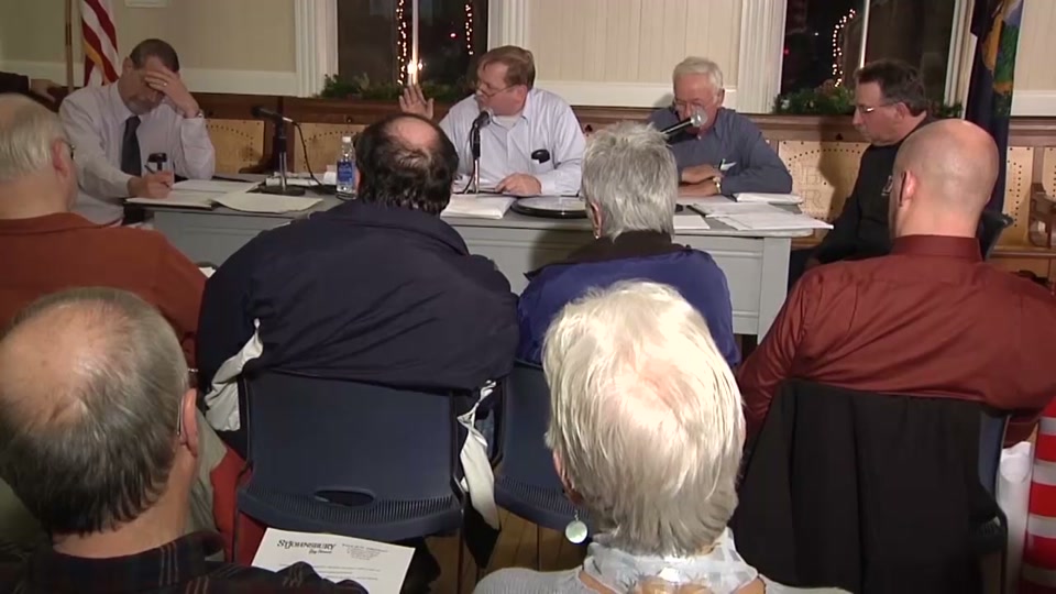St. Johnsbury Select Board, 12/3/12