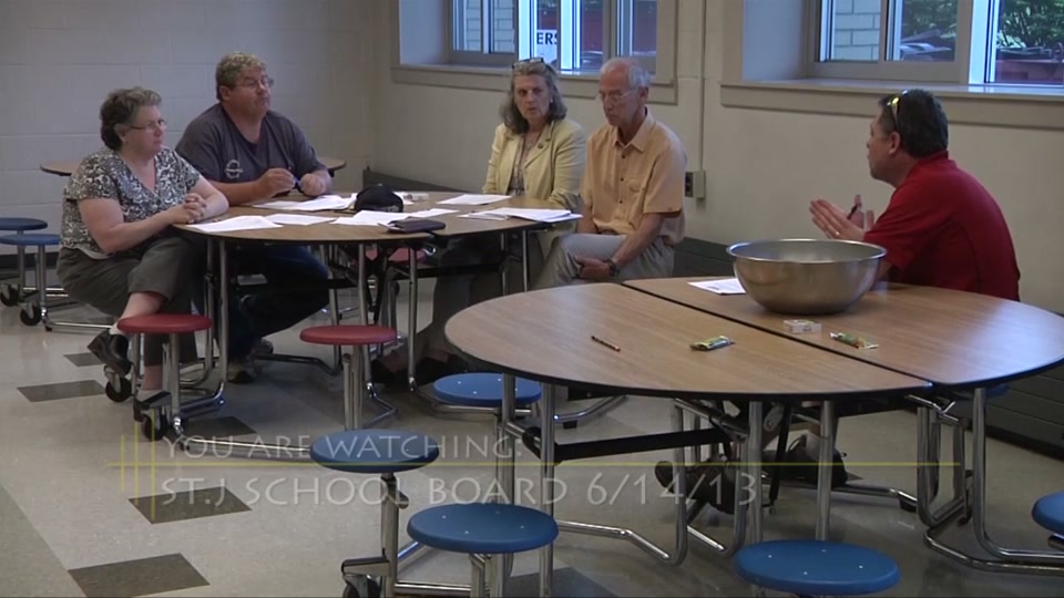 St. Johnsbury School Board, 6/14/13