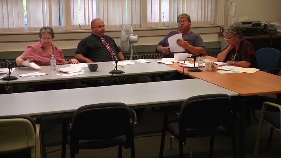 St. Johnsbury School Board, 8/19/13