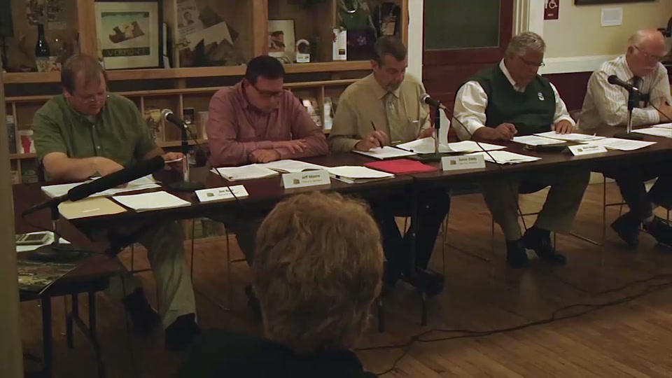 St. Johnsbury Select Board, 9/9/13