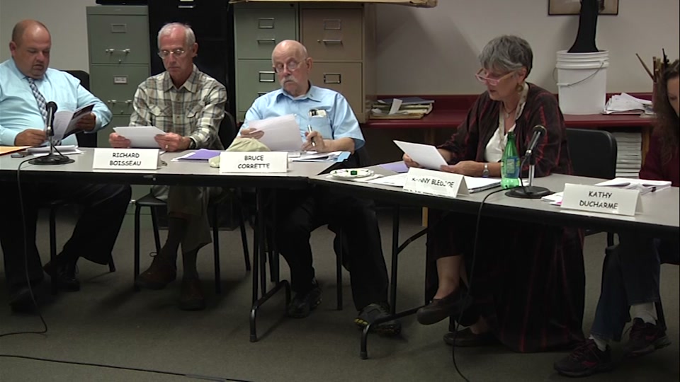 St. Johnsbury School Board, 9/15/14