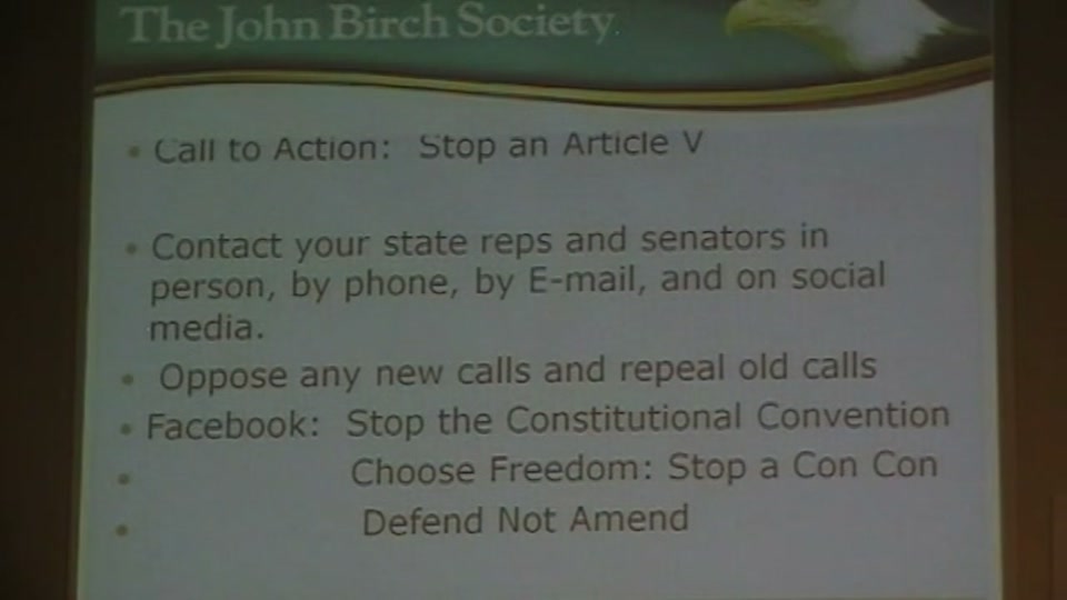 It's Up To US: Dangers of Article V Constitutional Convention, part 2