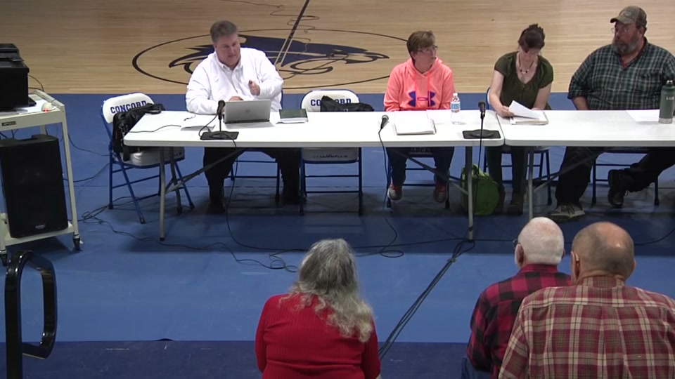 Concord School Board, Special Meeting, 5/14/15