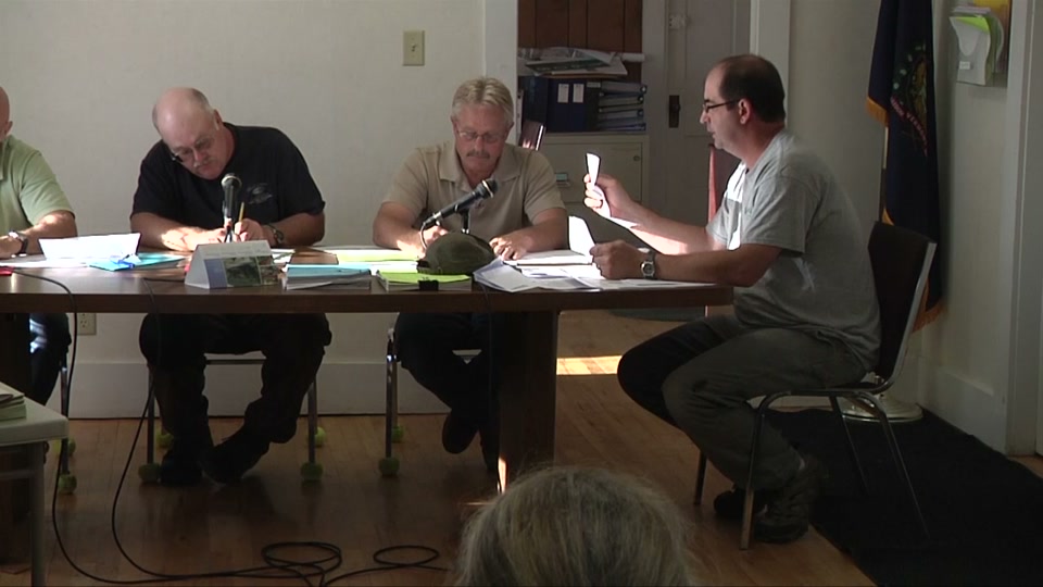 Concord Select Board, 8/4/15