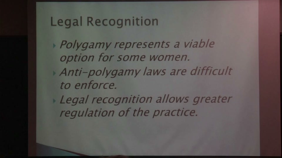 Legalize It: Pros & Cons of Decriminalizing Polygamy