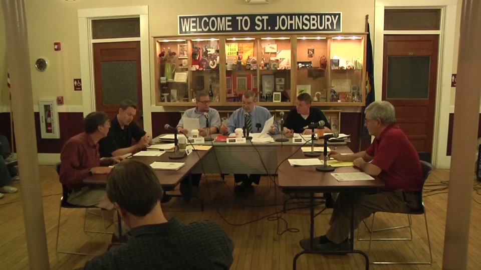 St. Johnsbury Select Board, 4/13/15