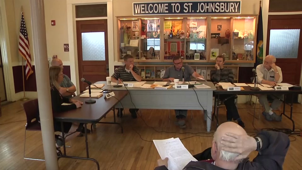 St. Johnsbury Select Board, 6/8/15