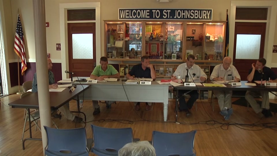 St. Johnsbury Select Board, 7/13/15 