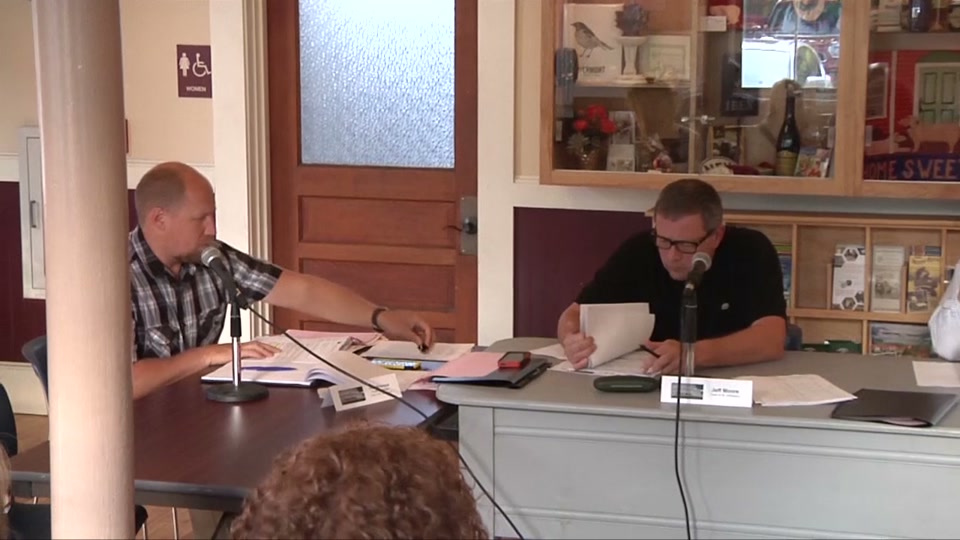 St. Johnsbury Select Board, 8/10/15