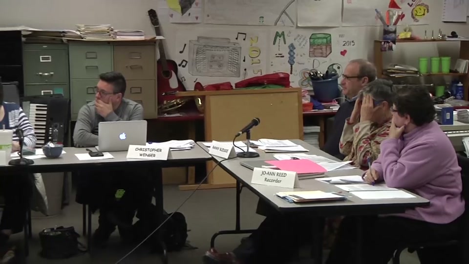 St. Johnsbury School Board, 3/21/16