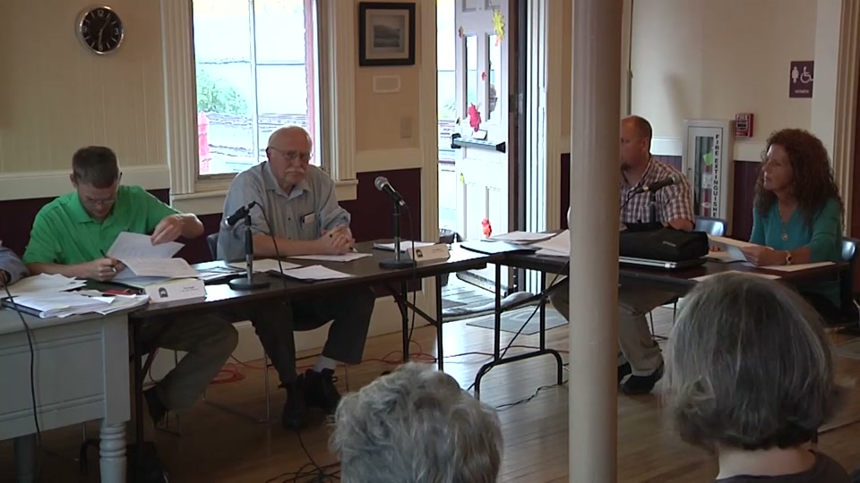 St. Johnsbury Select Board, 9/12/16