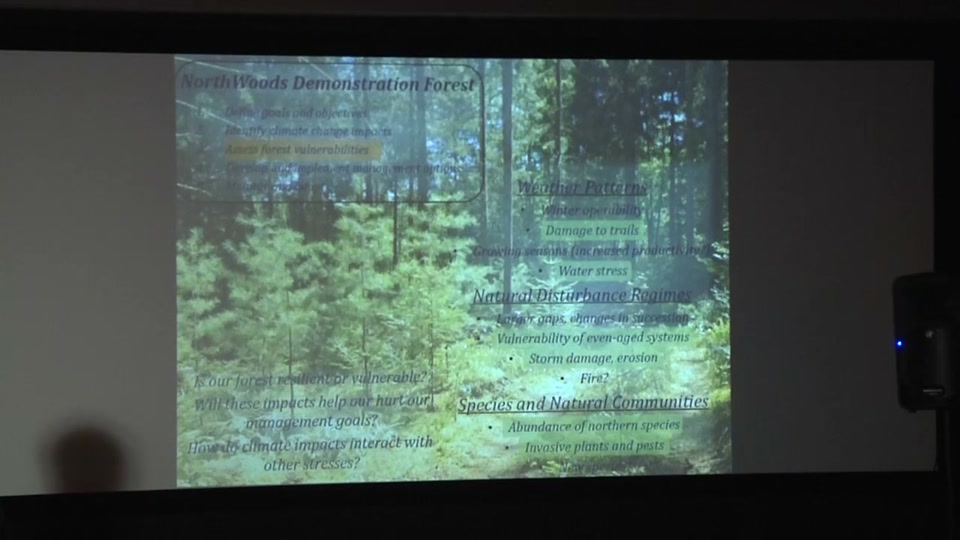 Osher: Climate Change in the NorthWoods