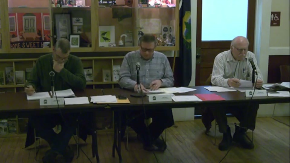St. Johnsbury Select Board, 1/22/18