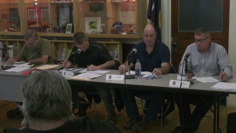 St. Johnsbury Select Board, 9/10/18