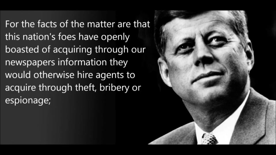 What's Going On? JFK Warning to the American People