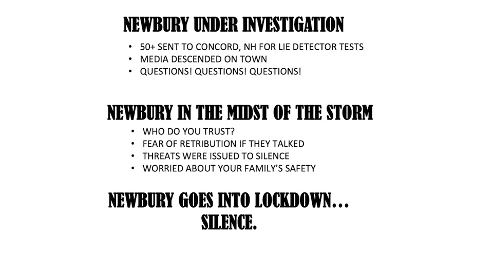 Newbury Historical Society: Newbury Breaks Its Silence