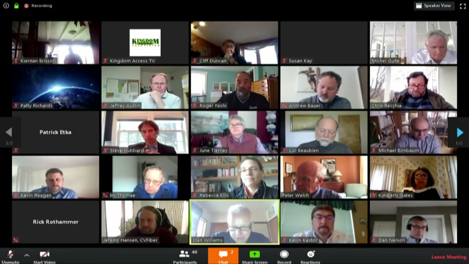 Rep. Peter Welch: Broadband Providers E-Roundtable, 5/11/20