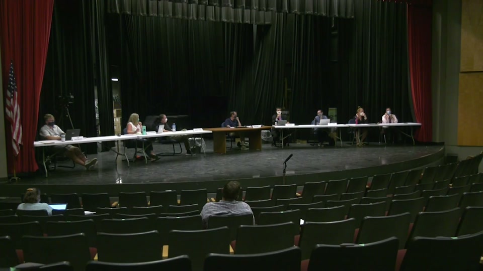St. Johnsbury School Board, 8/17/20