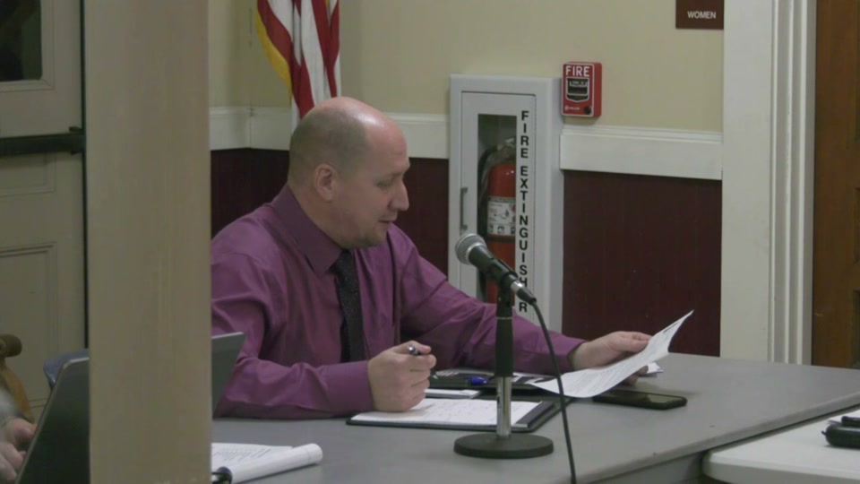 St. Johnsbury Select Board, 1/27/20