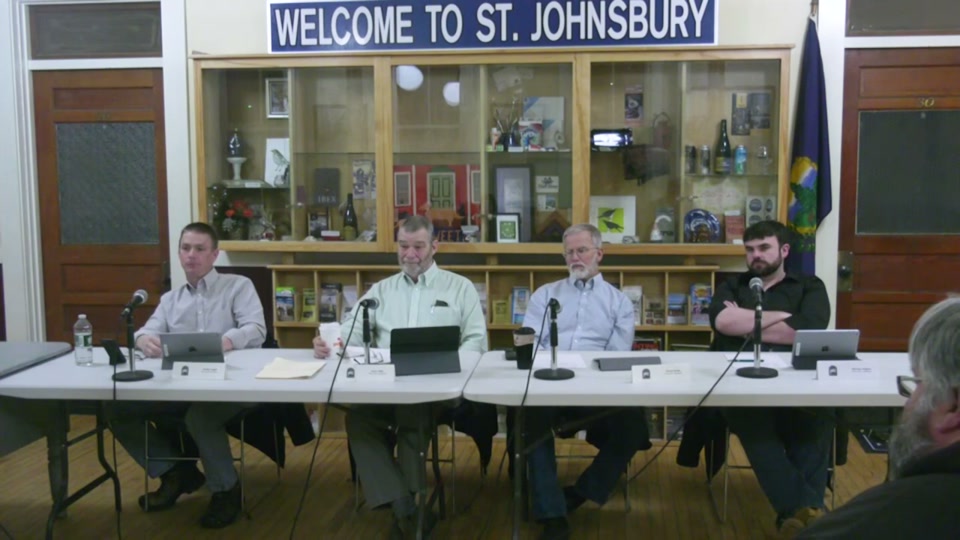 St. Johnsbury Select Board, 2/24/20