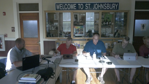St. Johnsbury Select Board, 8/9/21