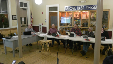 St. Johnsbury Select Board, 12/28/22 Special Meeting