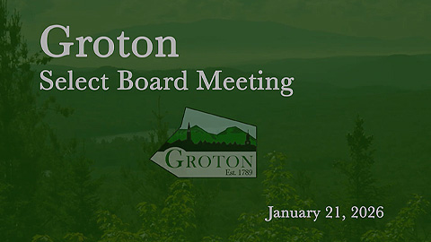 Groton Select Board, 1/21/26